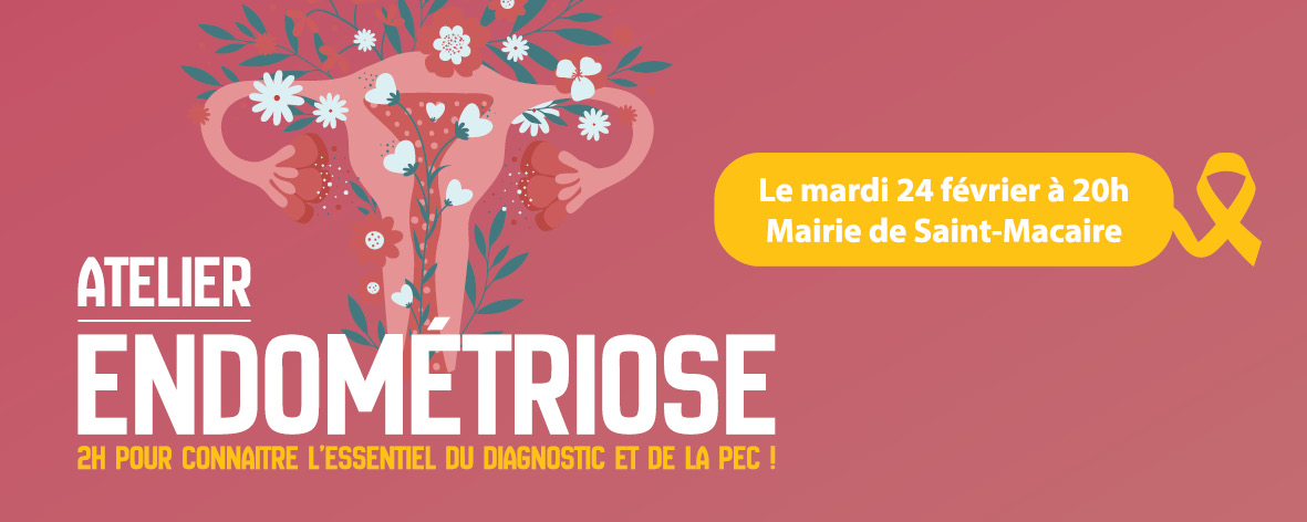 You are currently viewing Atelier Endométriose le 24 février à Saint-Macaire