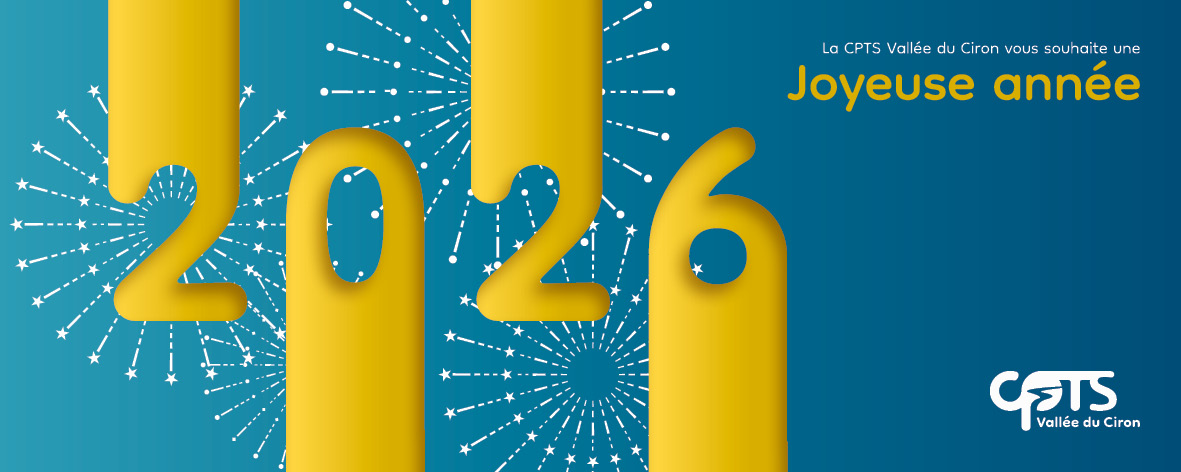 You are currently viewing La CPTS Vallée du Ciron vous souhaite une belle année 2026 !