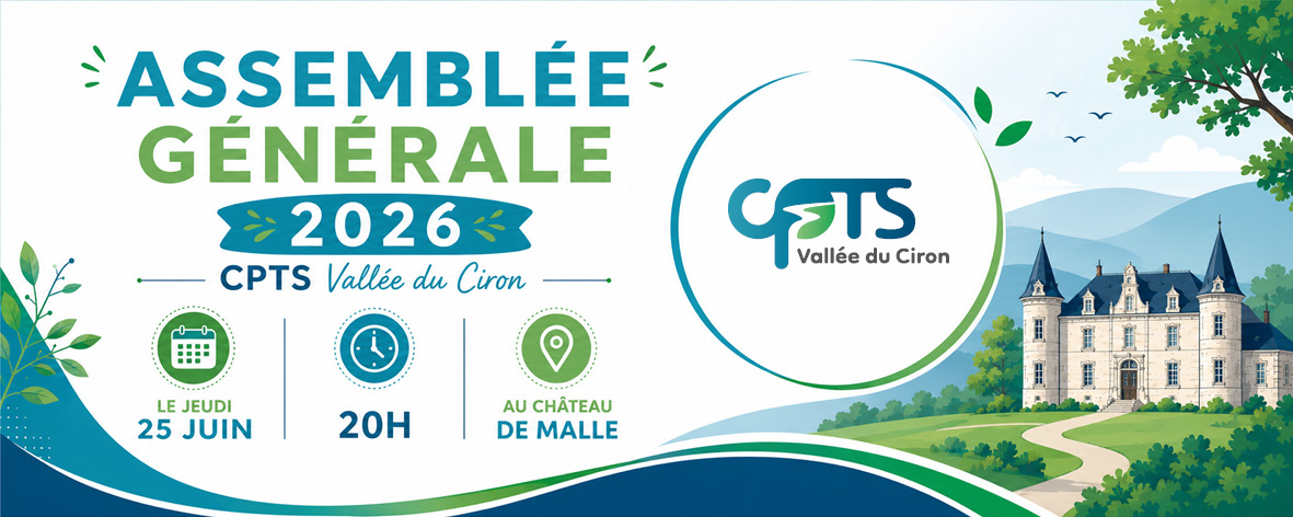 You are currently viewing Assemblée générale 2026 – CPTS Vallée du Ciron