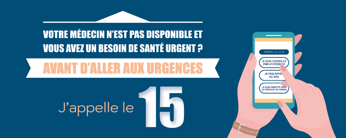 You are currently viewing Avant d&rsquo;aller aux urgences, j&rsquo;appelle le 15